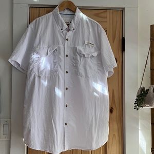 White short sleeve shirt by Magellan Outdoors XL